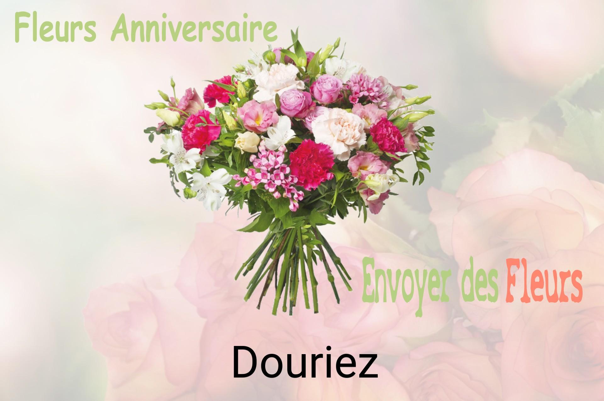 Bouquet de fleurs d’anniversaire livré à Douriez